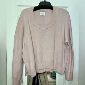 Pink Rose Women's Crew Neck Sweater - Light Pink